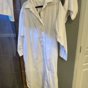 J. Crew Crisp White shirt dress